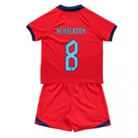 England Jordan Henderson #8 Replika babykläder Bortaställ Barn VM 2022 Kortärmad (+ korta byxor)